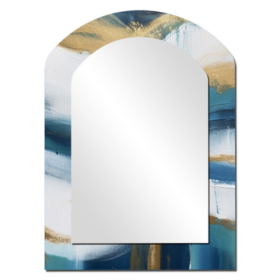 Essentiel bleu abstrait minimaliste, peinture II