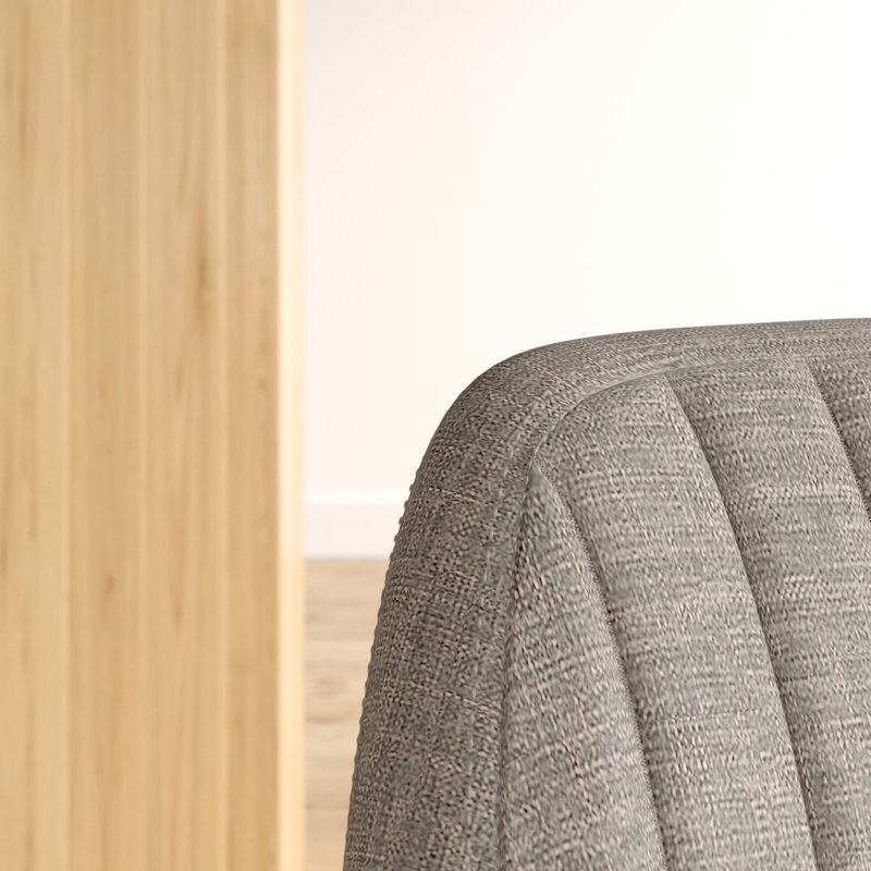 Tamla Contemporary Fabric Accent Chair, Gray