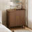 31.5'' Modern Sideboard Buffet Cabinet With Sliding Tambour Doors, Adjustable Shelves And Storage For Office, Bedroom Storage Cabinet, Hallway Storage Cabinet, Console Storage Cabinet-889011668
