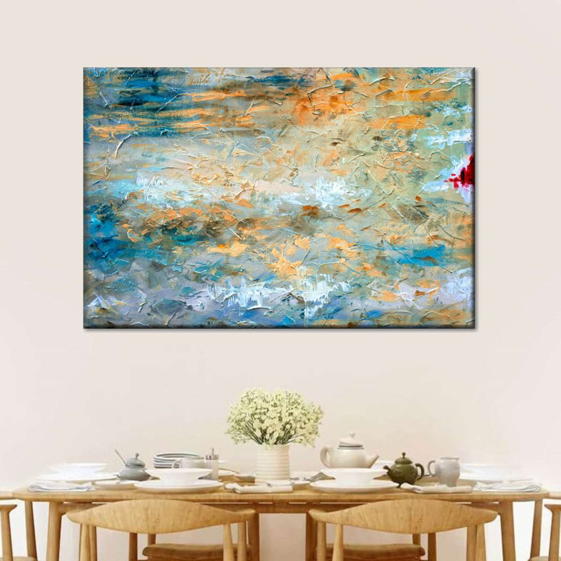 «Abstract Abstract Strokes», reproduction sur toile, H 8 po x l 12 po x P 1 po