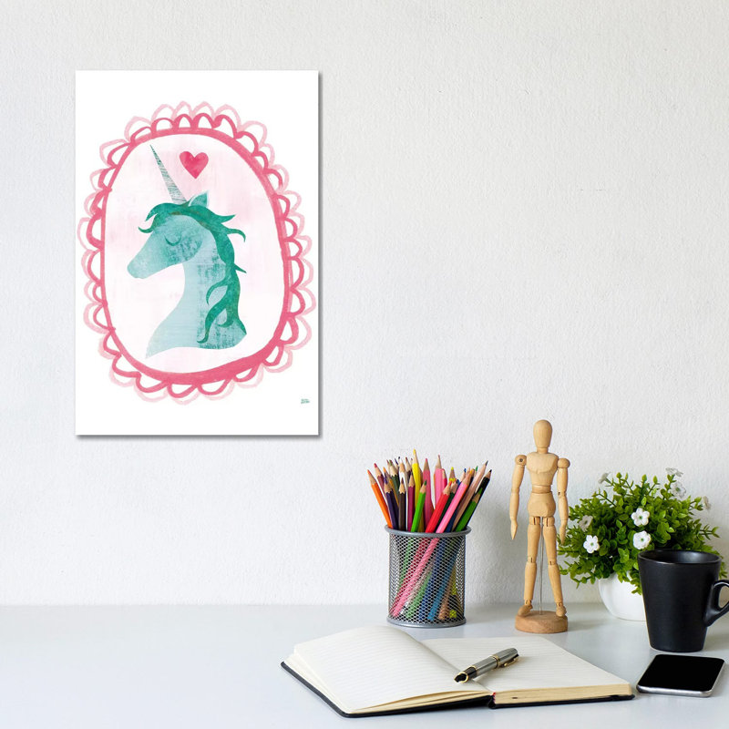 Unicorn Magic II by Melissa Averinos - Wrapped Canvas Print, 20.32 cm H x 30.48 cm W