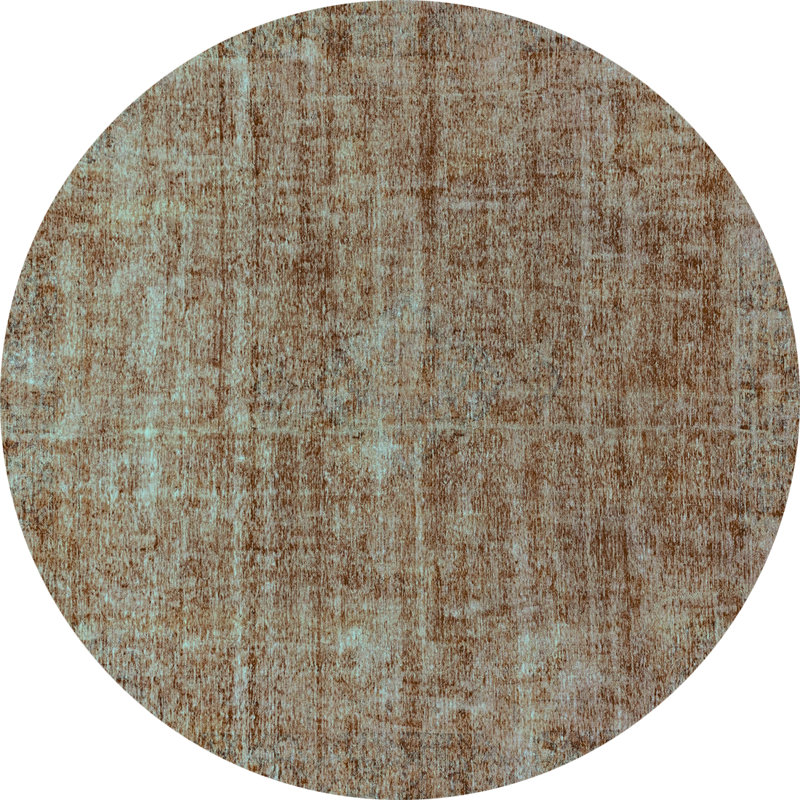 Xintong Performance Abstract Indoor Rug, Round 6'