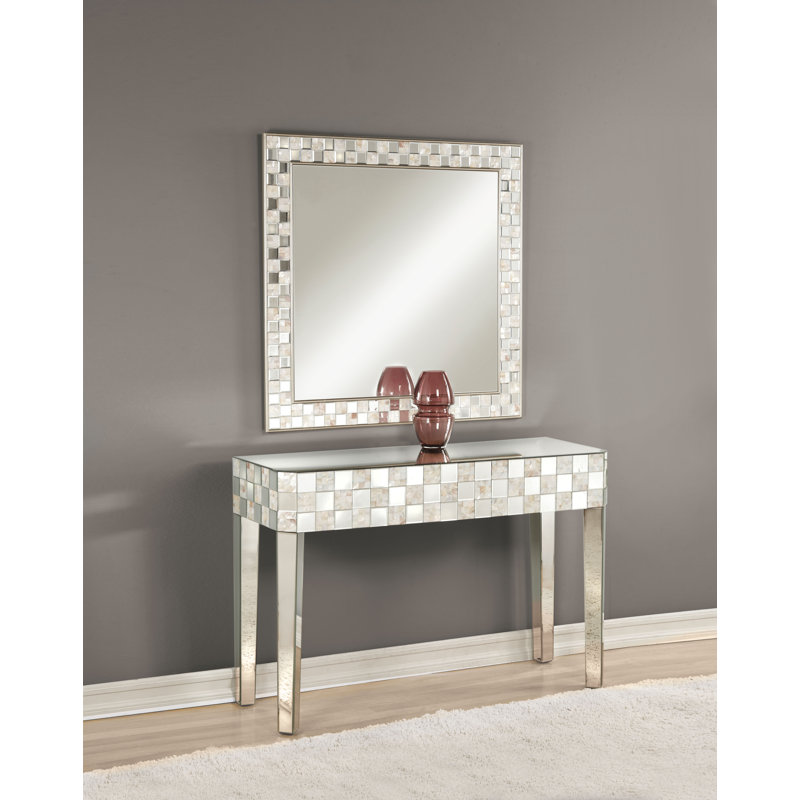 Nyx 46'' Glass Top Console Table