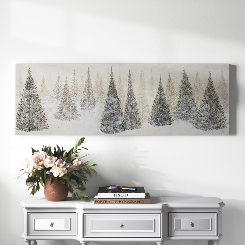 Monoscape XLVII by Karen Biery - Print, 20" H x 60" W, Wrapped Canvas, No Frame