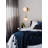 Duo Premium Modern Contemporary 2-Light Wall Sconce, Brushed Brass, Plug-In, White Opal Glass Shades, LED Compatible-1371678557