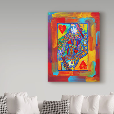 « grand of hearts centered », reproduction sur toile tendue