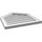 Peaked Top Surface Mount Signature Urethane Non-Functional Gable Vent 9/12 Pitch Primed Tan-101734725