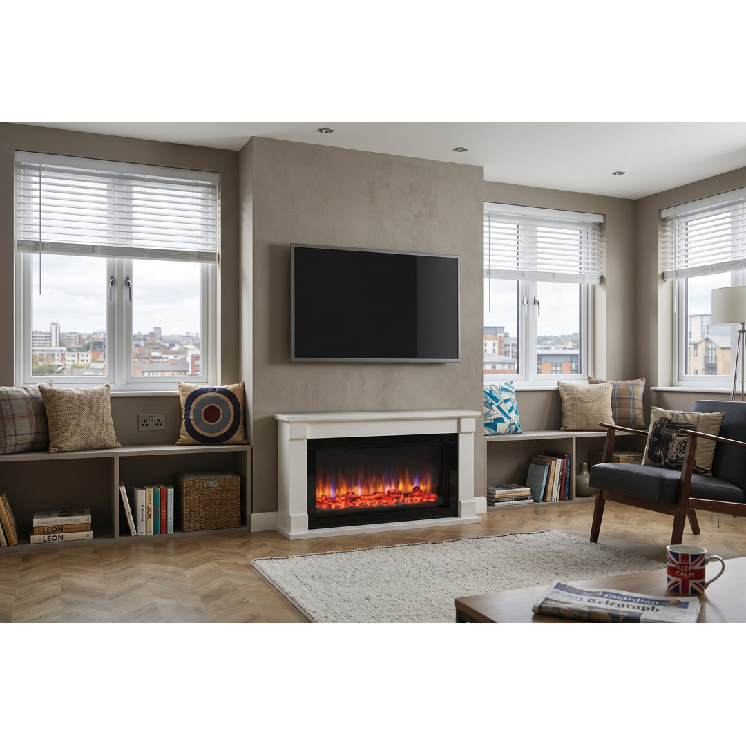 Bradbury LED 121.5cm Electric Fire Suite