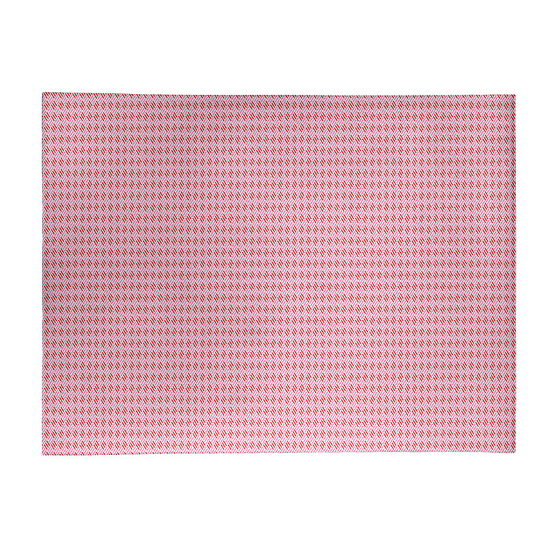 Tapis rose/rouge fait main, Rectangle 9 pi x 12 pi