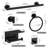7 - Piece Bathroom Hardware Set,Towel Bar Set,Stainless Steel Rustproof Towel Rack Wall Mounted for Bathroom-122003214