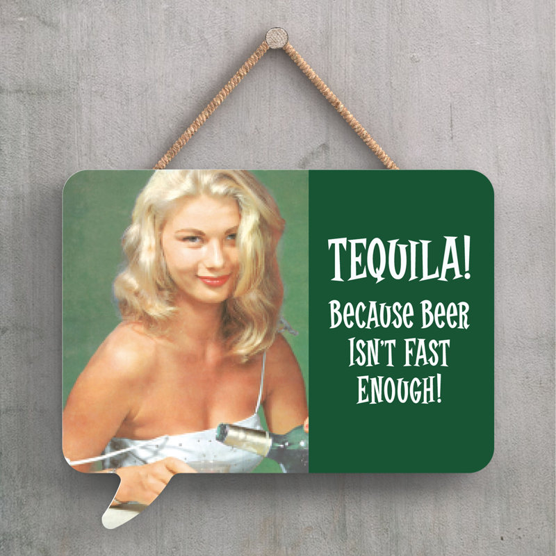 Pinup Tequila - Print on MDF