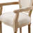 Amando High-End Beige French Country Dining Chairs With Arms-975260081