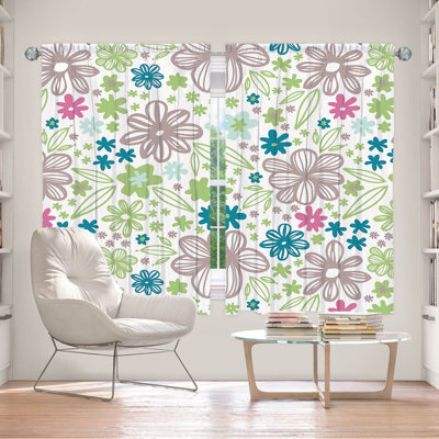 Norie Room Darkening Curtain Pair