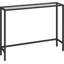 Sirine 100 Console Table With Tempered Glass Top-853468445