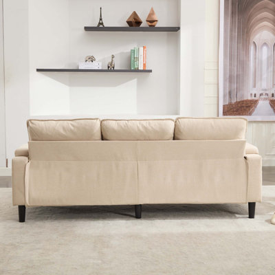 Canapé modulaire en L avec repose-pieds