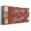 Merry and Bright - Toile tendue avec châssis - Prêt à accrocher-1279648071