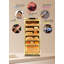 Gold Solid Wood Cigar Humidor