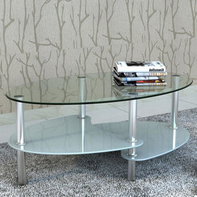 Table basse à cadre simple avec rangement