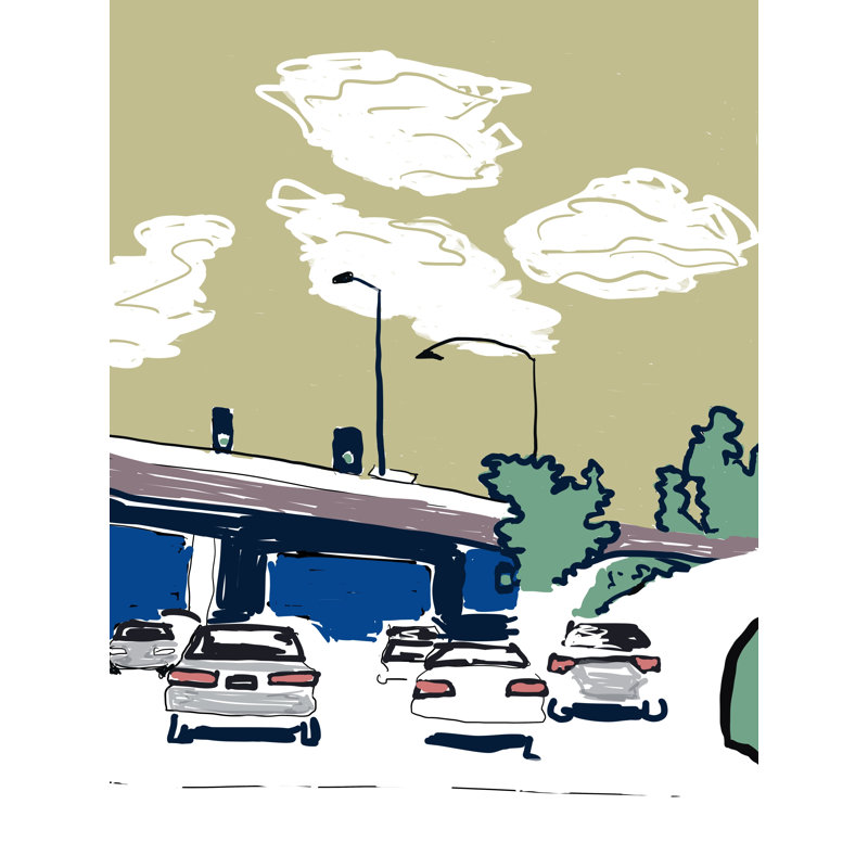 101 Onramp Print by Deborah Blum, 32" H x 24" W