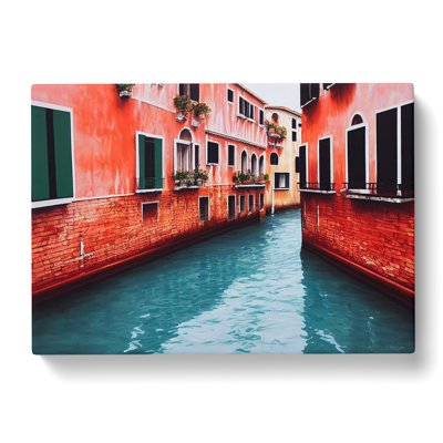XXX-H1022-WF-9544X Venice Canal - Wrapped Canvas Print