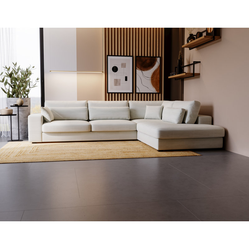 Tammera 3 Seater Corner Sofa , Grey