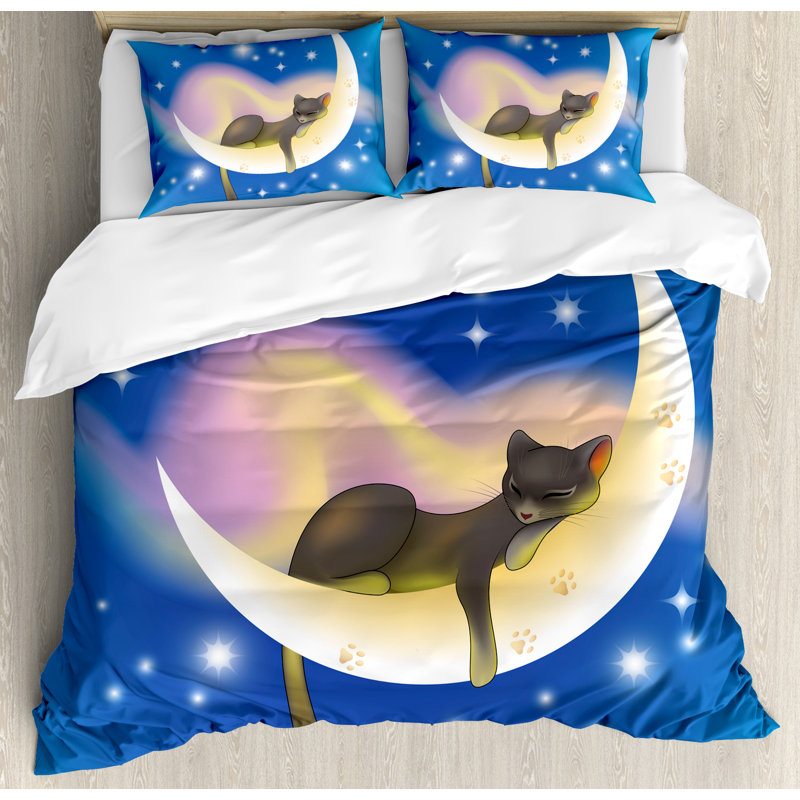 Cat Quilt Set, Queen