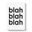 Blah Blah Blah - Wrapped Canvas-61878502