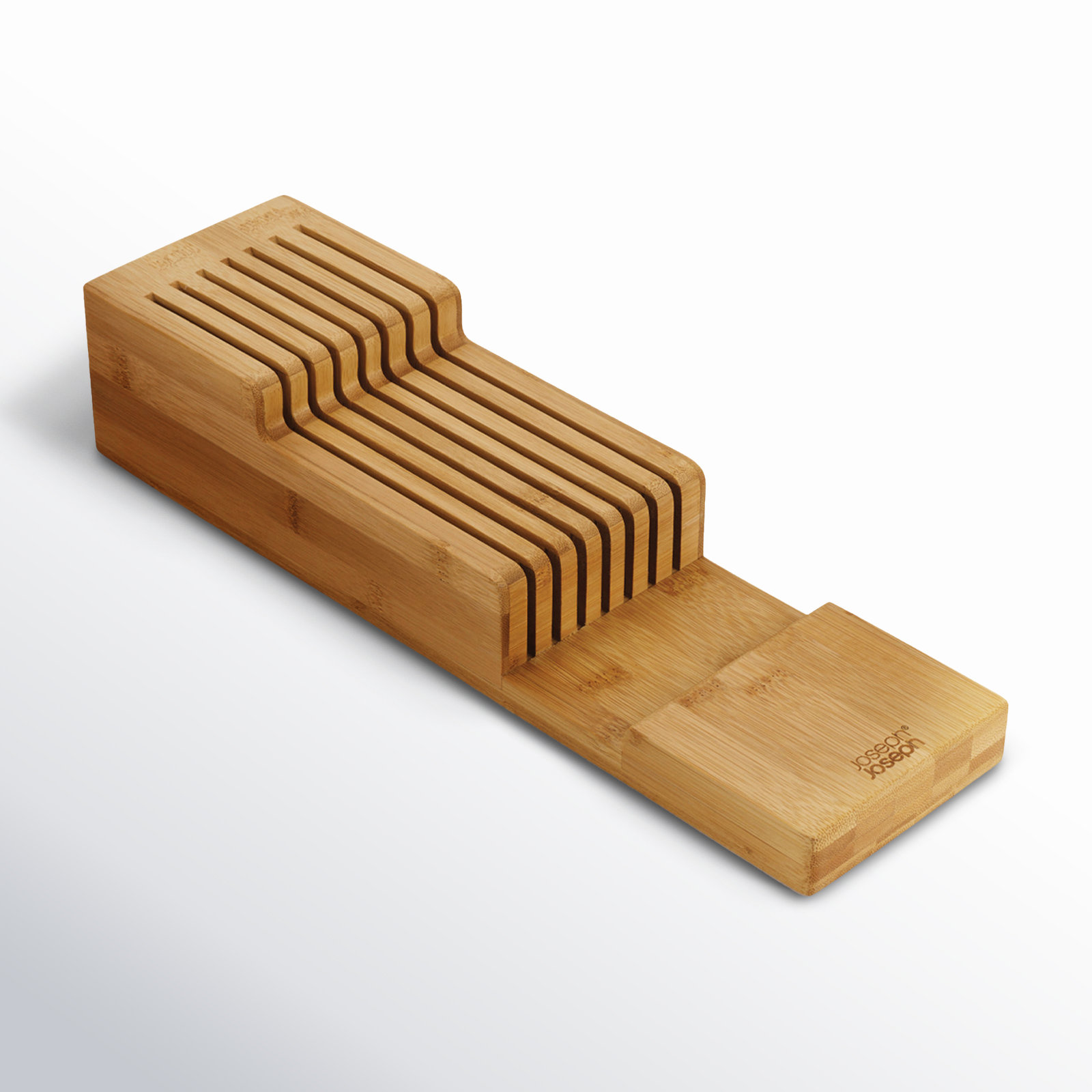 Joseph Joseph DrawerStore Compact Bamboo 2-tier Knife Organizer