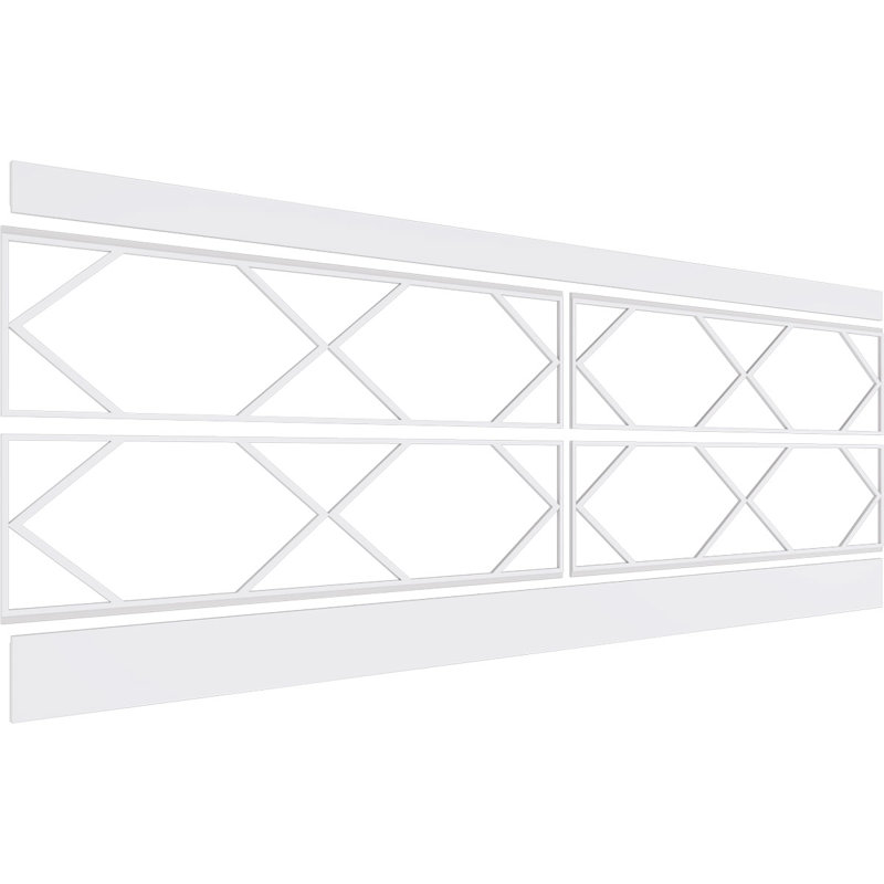 Ensemble de lambris en PVC Fraser, H 32 po x l 94,5 po x P 0,625 po