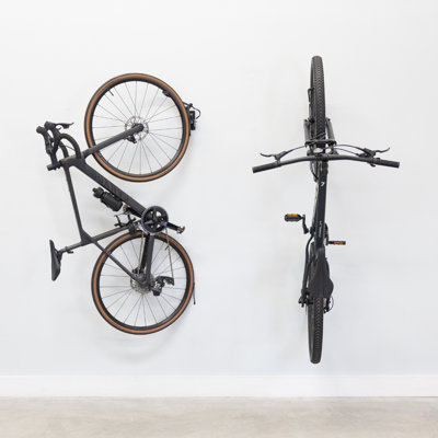 Swivel Mount Bike Storage Rack | 2 Bike Garage Wall Hooks
