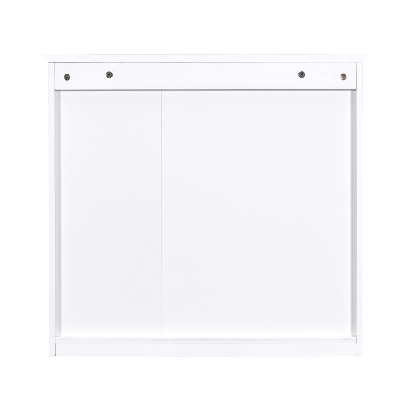 30'' X 28'' Medicine Cabinet, Wall Mounted Bathroom Storage Cabinet, Modern Bathroom Wall Cabinet With Mirror,Medicine Cabinet,  Mirror Cabinet With 3 Open Shelves (Not Include Bathroom Vanity )