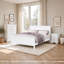 Ensemble de chambre à coucher double pleine grandeur Ry, style transitionnel moderne, blanc-109423073