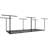 8x3FT Overhead Garage Storage Rack, 600 Lbs Capacity Heavy Duty Ceiling Rack, 22"-42" Adjustable Height, DIY Metal Storage Organizer for Joist Spacing ≤24" or 36"