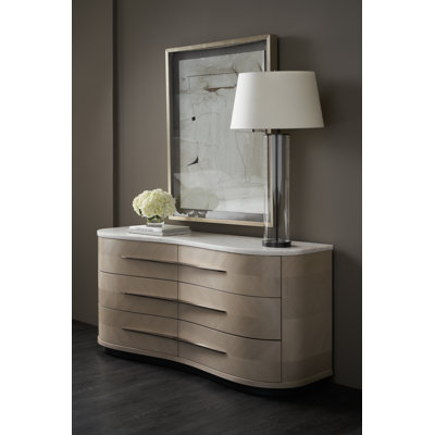 Wanderlust Solid Wood 68'' W 6 - Drawer Dresser
