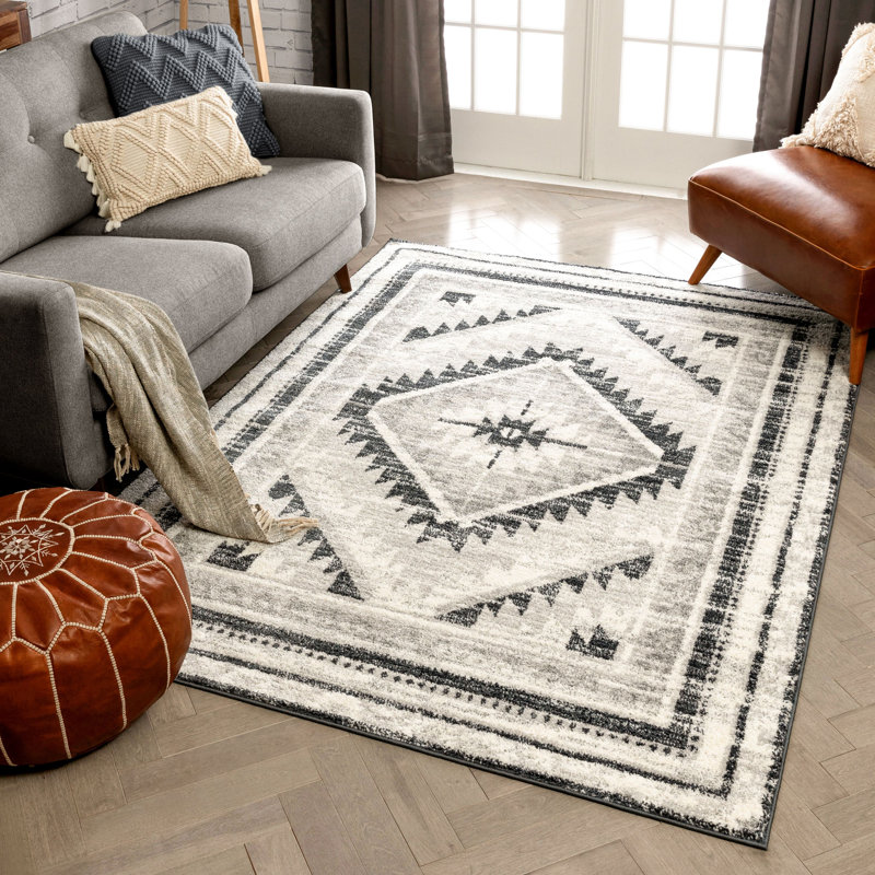 Malfi Southwestern Synthetic Area Rug, Rectangle 120 x 160cm