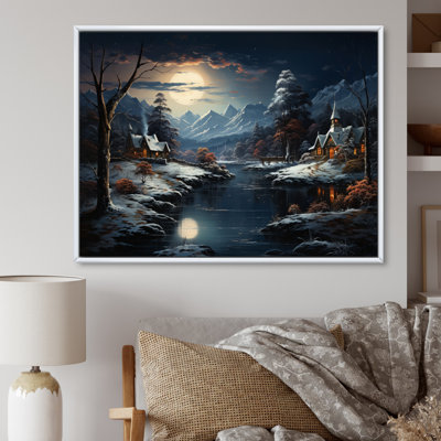 Winter Landscape Silent Night I, reproduction d'art sur toile