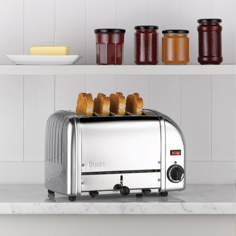 Dualit Classic 4 Slot Vario Toaster, Silver