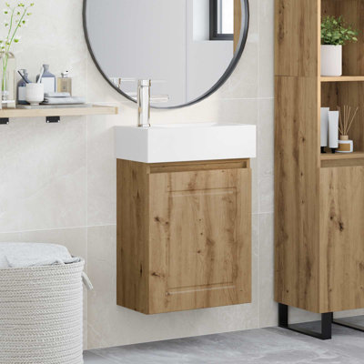 Single Bathroom Vanity with Ceramic Basin