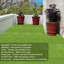 Carreaux de terrasse en plastique gazon-118581223