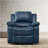 Charlotte Navy Blue Leather Gel Recliner