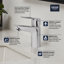 Bauloop Single Hole Single-Handle S-Size Bathroom Faucet 1.2 GPM