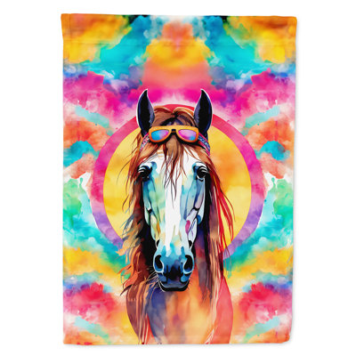 Drapeau maison de cheval hippie