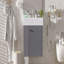 Meuble-lavabo flottant moderne 21,6 po avec lavabo en céramique-1967114788