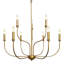 Lustre de style campagnard à deux niveaux de style bougie Trudeau-428835037