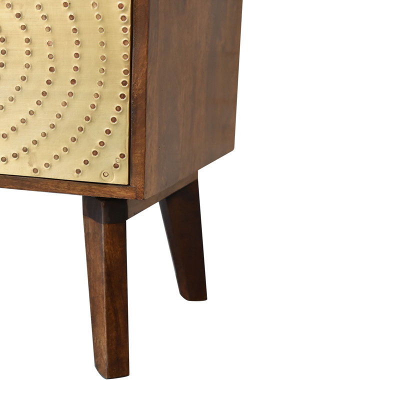 Turville 40cm W Solid Wood Bedside Table