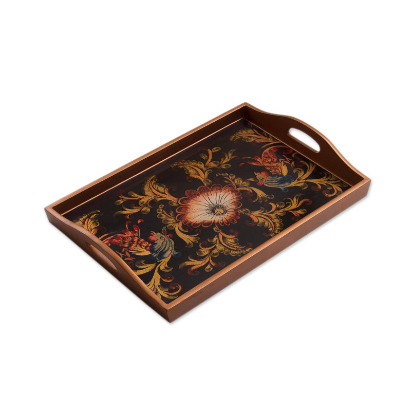 Plateau de service Baretta Nightfall Flowers