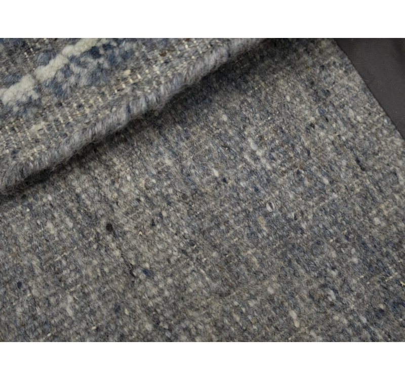 Blue Abstract 8x10 Modern Oriental Rug
