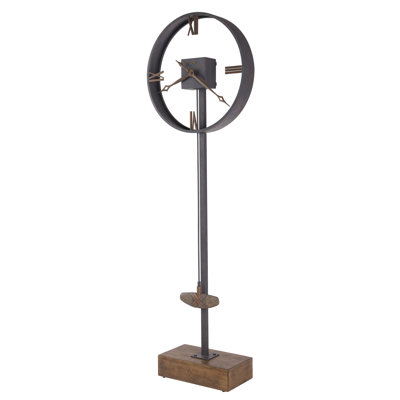 76" Metal Floor Clock