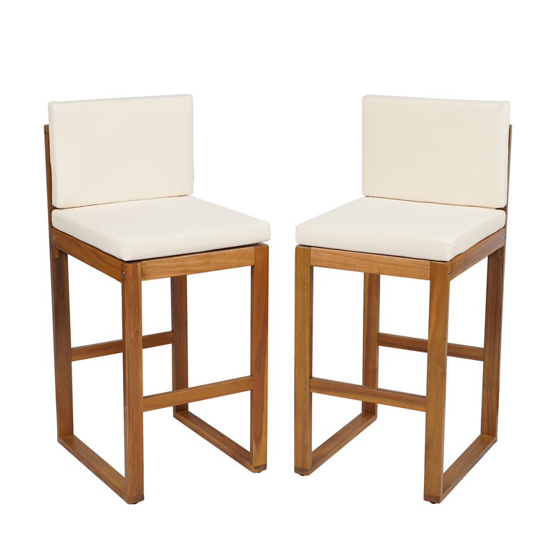 Tabourets de bar avec coussins 28 po Imamuddin