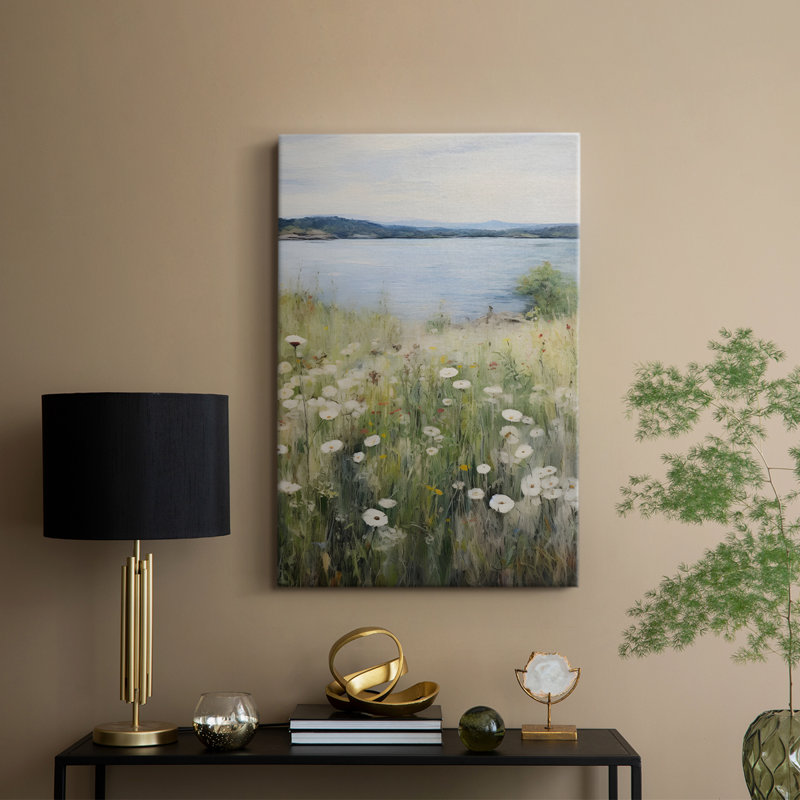 Paysage rétro XCIV - galerie Cavas, H 12 po x l 8 po